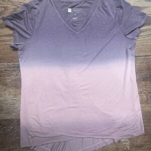 Maurices Purple and Pink Short Sleeve Casual Relaxed Tee